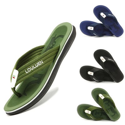 Herren Flip Flops Hausschuhe Zehentrenne Slippers Badelatschen Bequem Sandalen