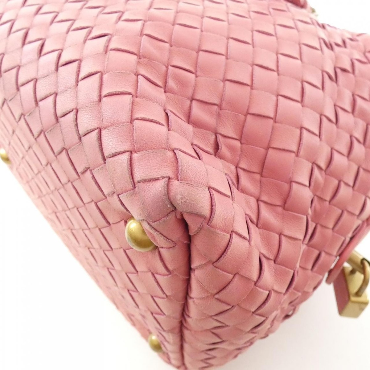 Authentic BOTTEGA VENETA 173398 V00A2 Boston Bag #230-000-345-3628