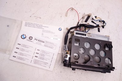 BMW K1100 LT Radio mit Einbaurahmen Anleitung Code PU 9203 A