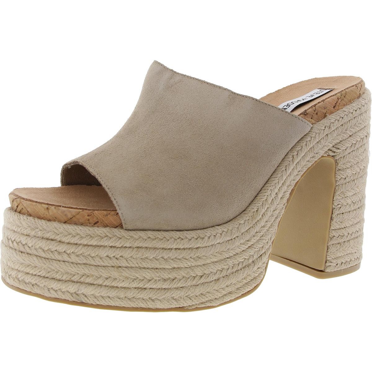 Женские босоножки на массивной платформе Steve Madden Becca темно-серого цвета 11 Medium (B, M) BHFO 5517