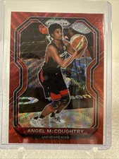 2021 Panini Prizm WNBA - RED WAVE #44 Angel McCoughtry - Las Vegas Aces
