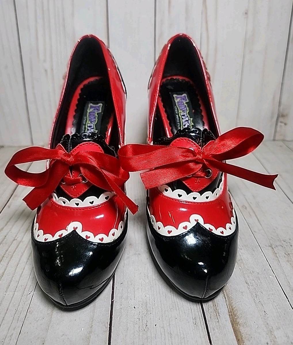 Funtasma Queen of Hearts Alice in Wonderland Heels Shoes cosplay