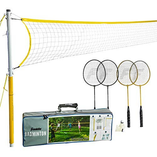 FRANKLIN SPORTS, Outdoor Backyard, Beach Badminton Set, 52632X,  Adults Kids - Picture 2 of 5