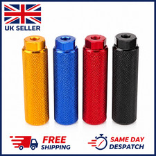2x Bike Alloy Foot Stunt Pegs Footrest Lever MTB BMX Trick Nuts Grip Axle