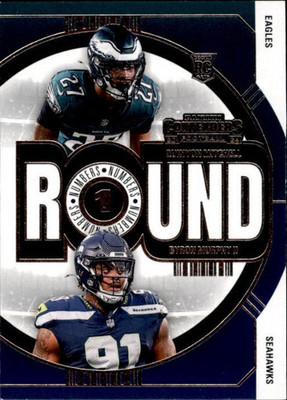 2024 Panini Contenders Round Numbers Byron Murphy II Quinyon Mitchell Rookie RC