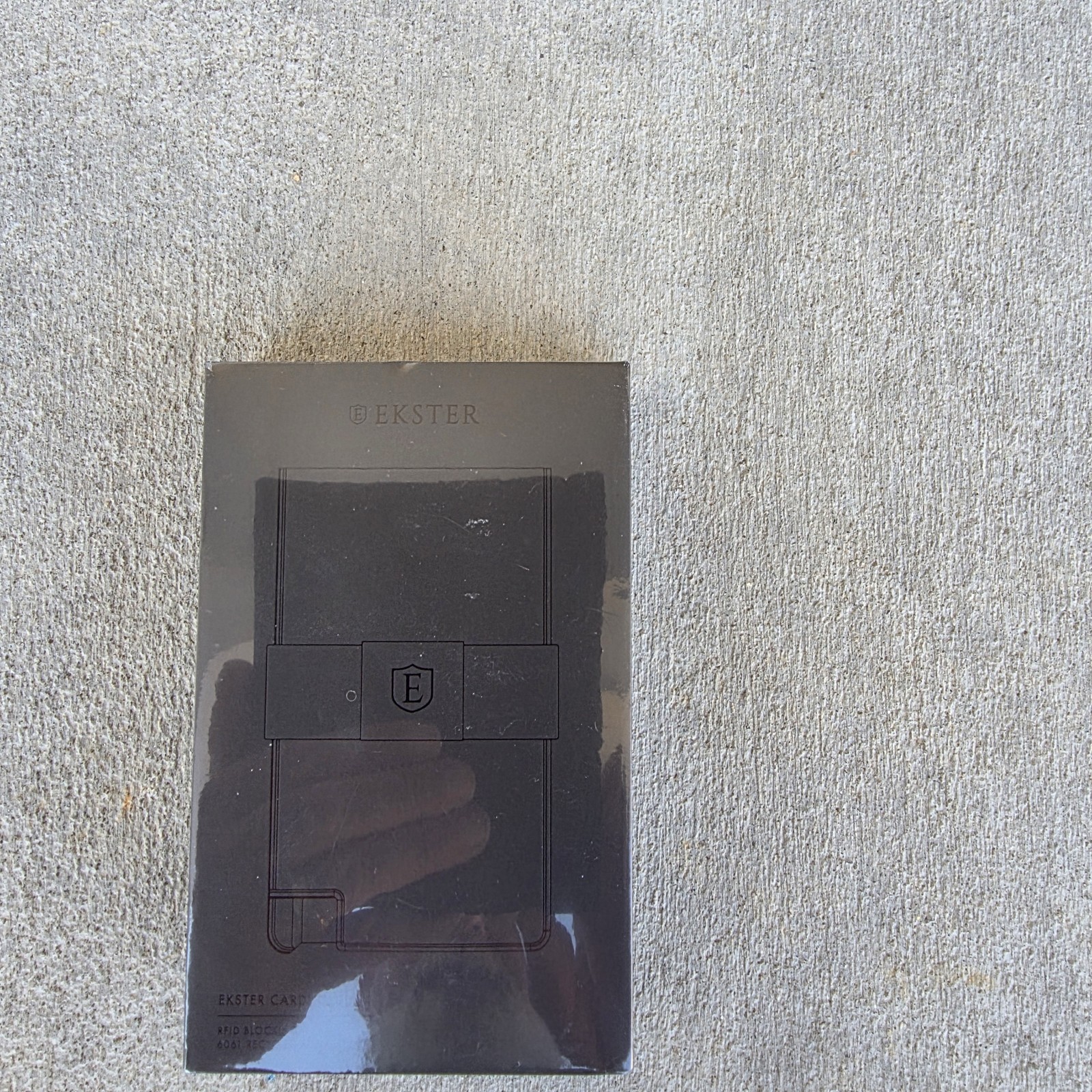 Ekster Aluminum Cardholder Pro Wallet Terra reddish brown texture new sealed