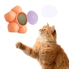 Universal Catnip Balls Cat Teeth Cleaning Ball Orange Purple