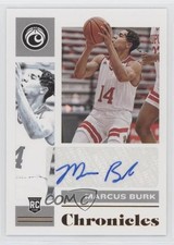 2021 Panini Chronicles Draft Picks Rookie Signatures Black Marcus Burk Auto 0iv9