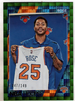 Derrick Rose 2016-17 NBA Hoops Green /149