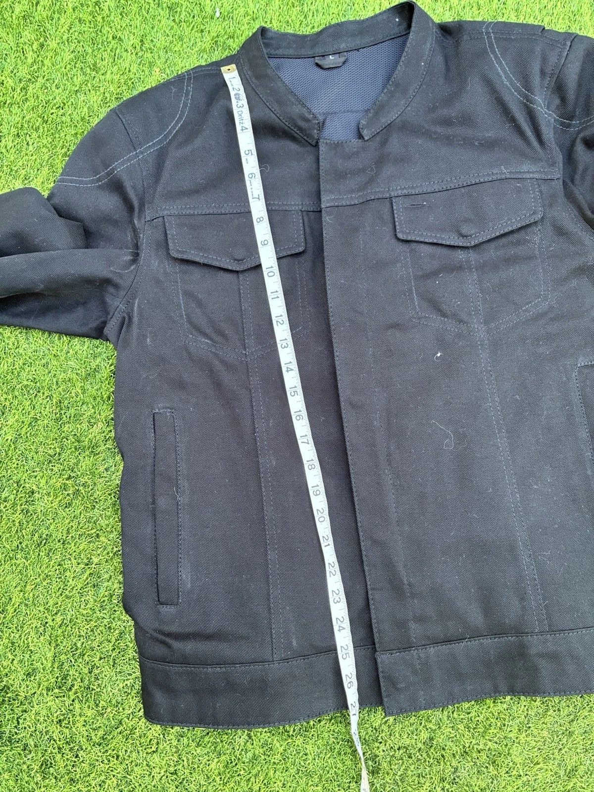 FIRST MFG CO Voyager Twill Black Full Zip Jacket w/ Pockets Mens L - product detail image 6