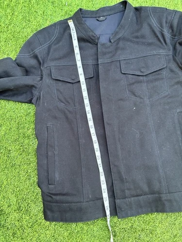 FIRST MFG CO Voyager Twill Black Full Zip Jacket w/ Pockets Mens L image 6