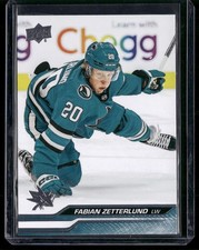 Fabian Zetterlund 2023-24 Upper Deck #392 San Jose Sharks