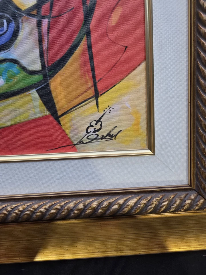 Jazz Themed Colorful Painting - Image 4 of 4