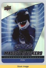 2025-26 Upper Deck MVP Mascot Stickers Fin The Whale #MS-26 READ 1a9z