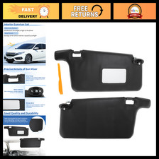 Black Sun Visor Set For Honda Civic 1996-2000 Left Right Replacement Parts Black Sun Visor Set For Honda Civic 1996-2000 Left Right Replacement Parts