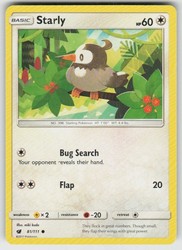 Starly 81/111 Crimson Invasion Common
