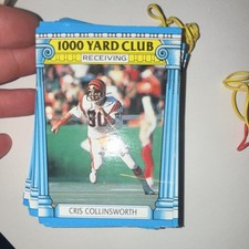 Topps 1986 1000 Yard Club Cris Collinsworth NFL Football Card Lot 50 Bengals