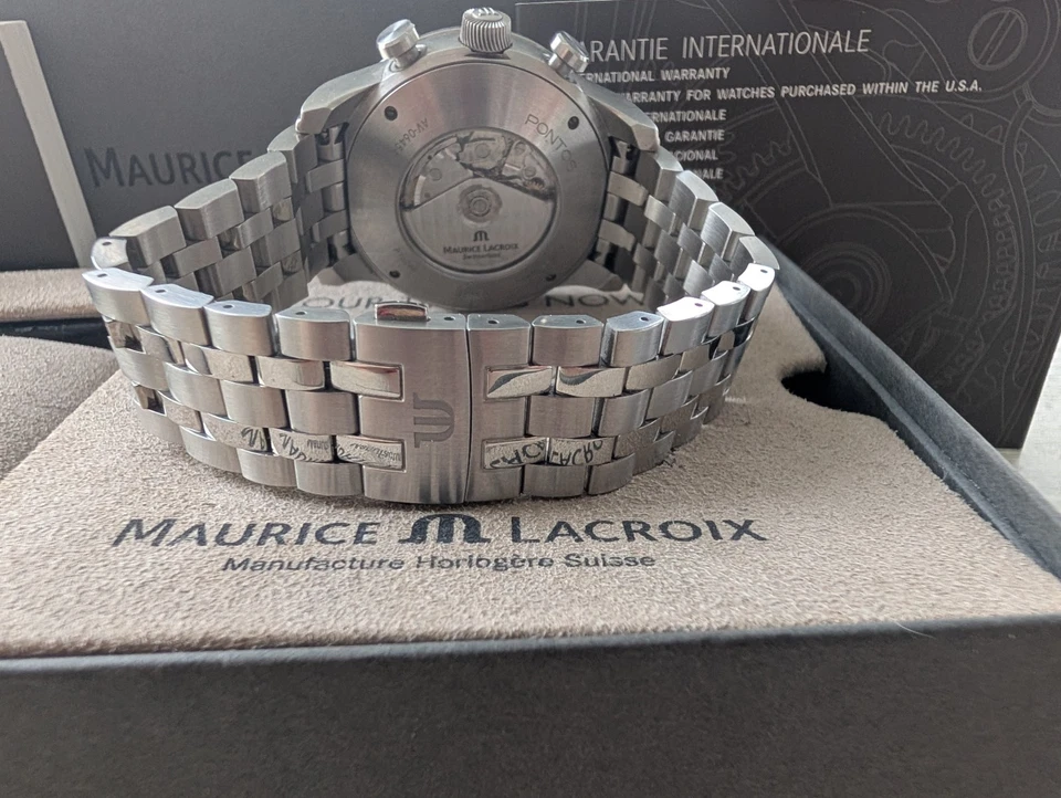 Maurice Lacroix Pontos Chronograph Retro, Automatik, 43mm - Bild 3 von 4