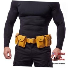 Halloween PU Leather Utility Belt Costume Belt Cosplay Accessory Yellow Bat