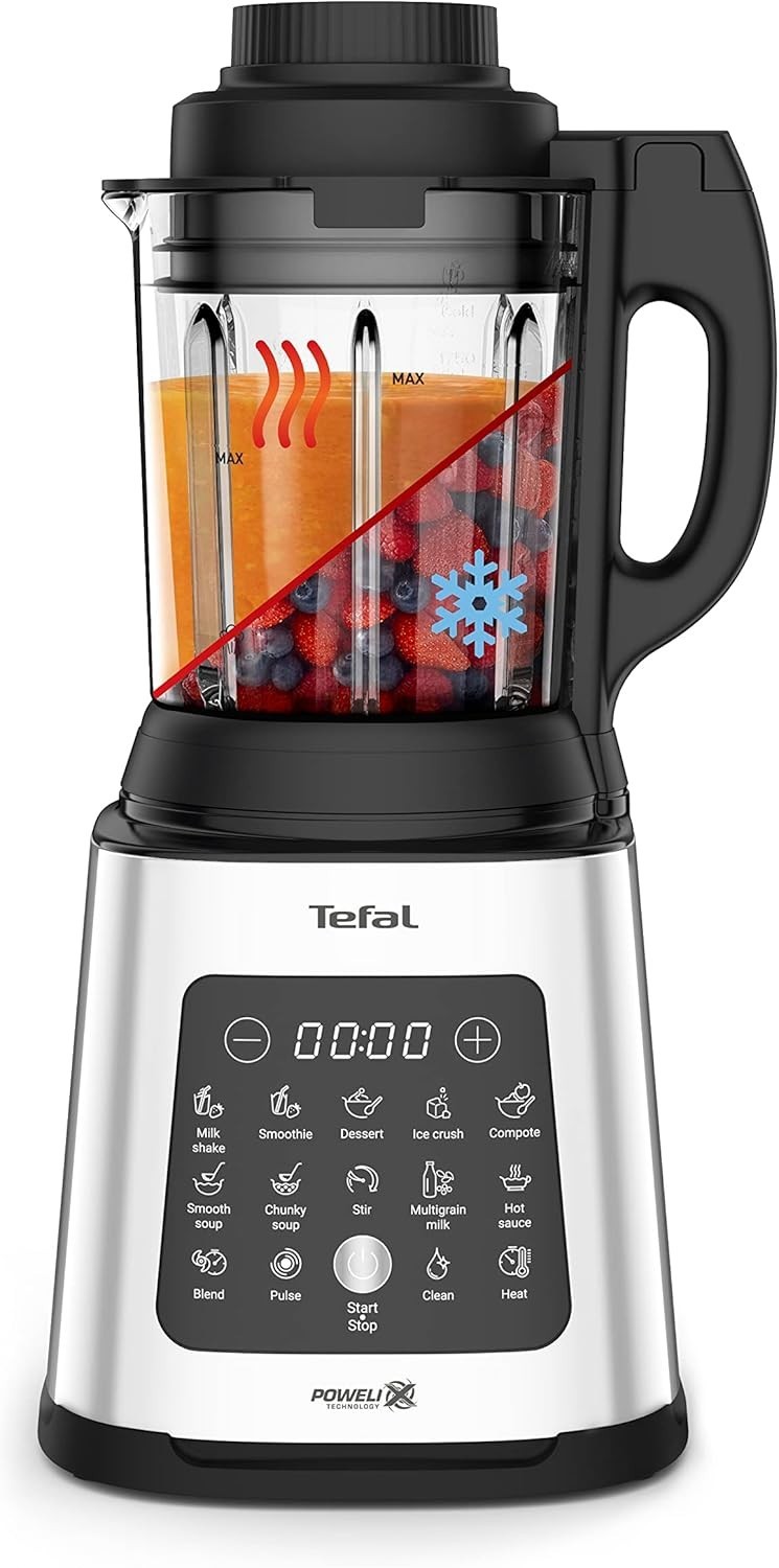 Tefal Perfectmix Cook Blender Soup Maker 2L Smoothie Maker Steamer BL83SD65