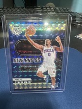 2024-25 Panini Mosaic - Give and Go Tyrese Maxey #12 Mosaic Prizm