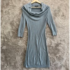 Banana Republic Cowl Neck Sweater Sheath Dress XS Extra Small Cotton Viscose