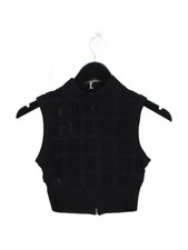 House Of CB London Women's Top XS Black Rayon with Nylon, Spandex Cropped