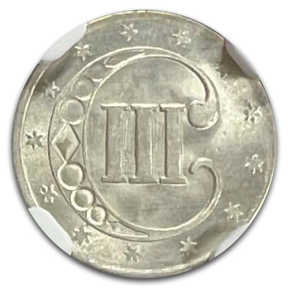 1851 Three Cent Silver MS-67 NGC - Image 3 of 3