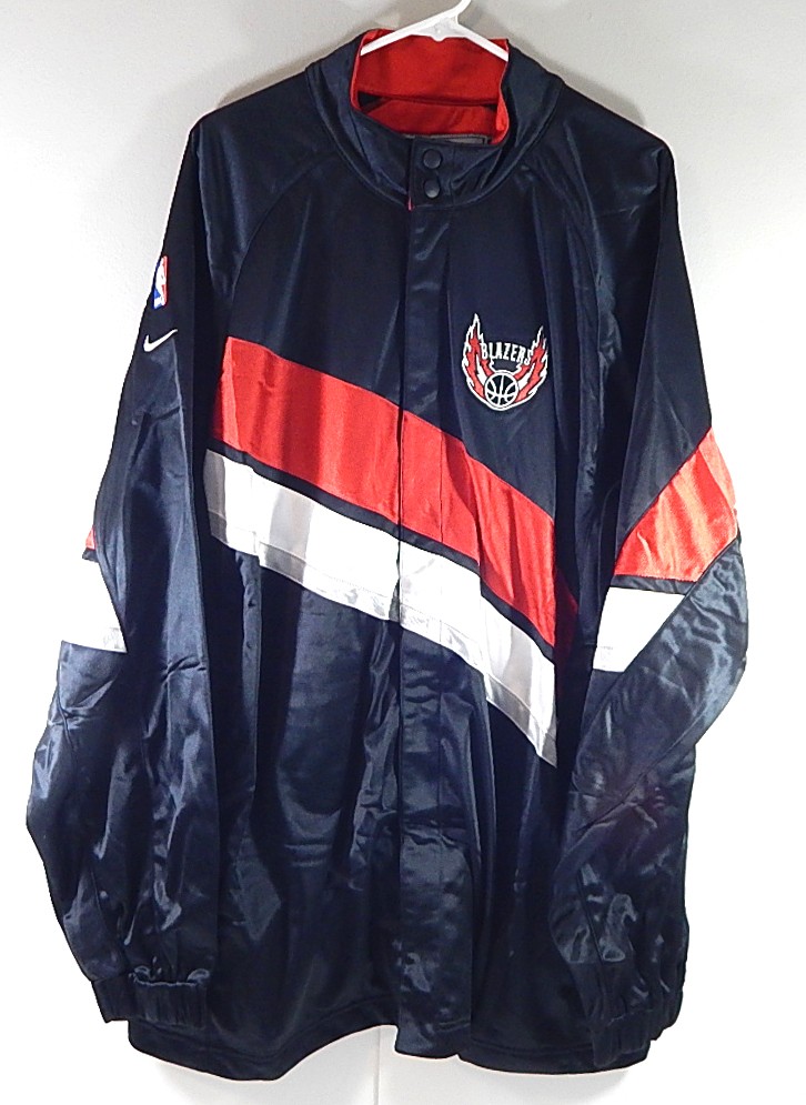 SACAI X NIKE Giacca riscaldante Portland Trail Blazers Fire Logo Nike Team Issued Nero 4XL