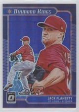 2021 Donruss Optic Diamond Kings Blue Pandora Prizm 33/99 Jack Flaherty #22 0lt3
