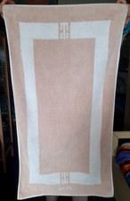 ITALIA NAVIGAZIONE-SCENDIBAGNO IN COTONE BICOLORE-CABINE PAX PRIMA CLASSE-BELLO