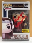 SIGNED Funko Pop! THE LORD OF THE RINGS - ELROND #635 COA AUTHENTICATED