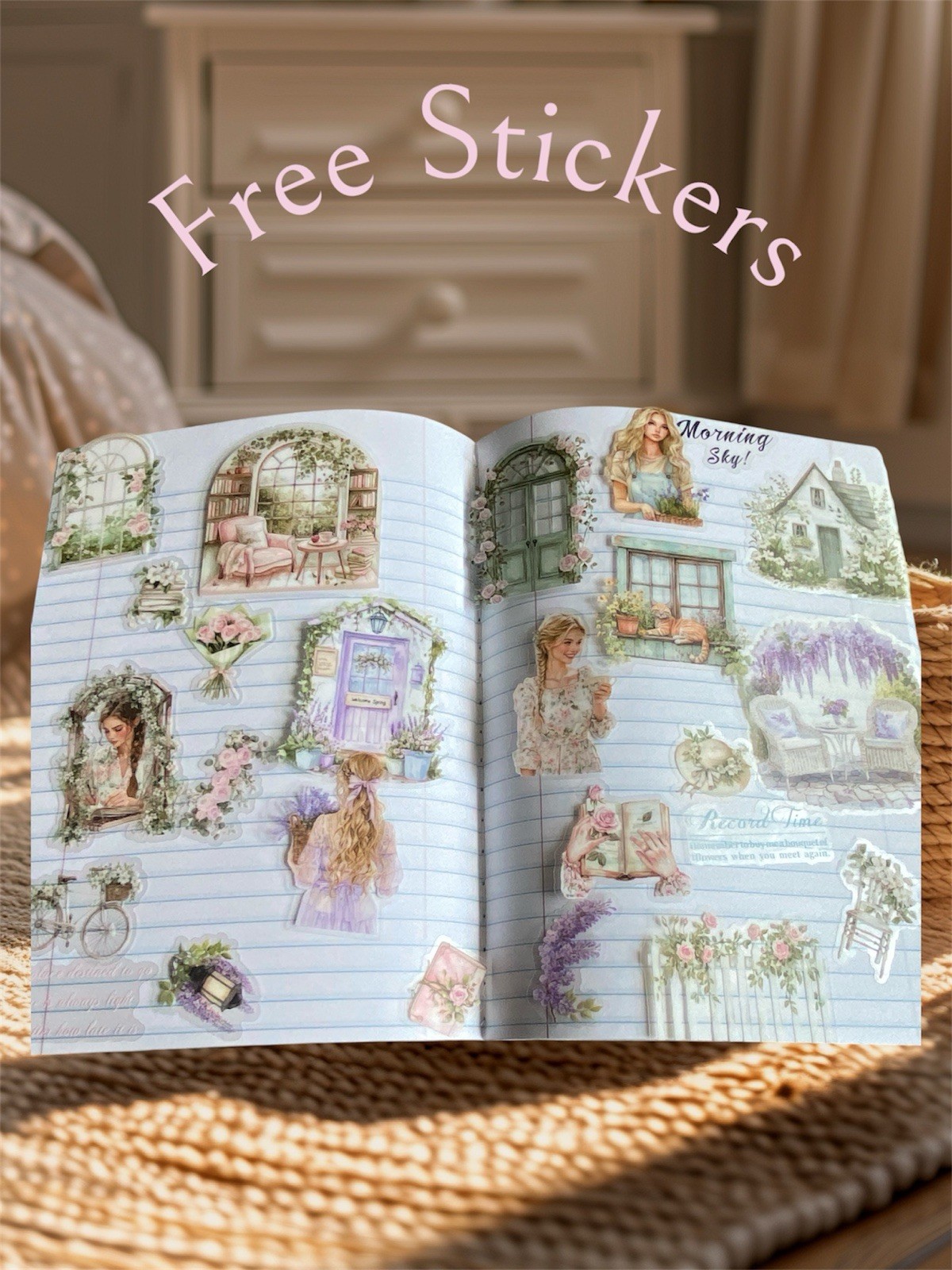 Cottagecore ✿ 75pc Ephemera Trio – Cozy Autumn Journaling & Scrapbook Kit