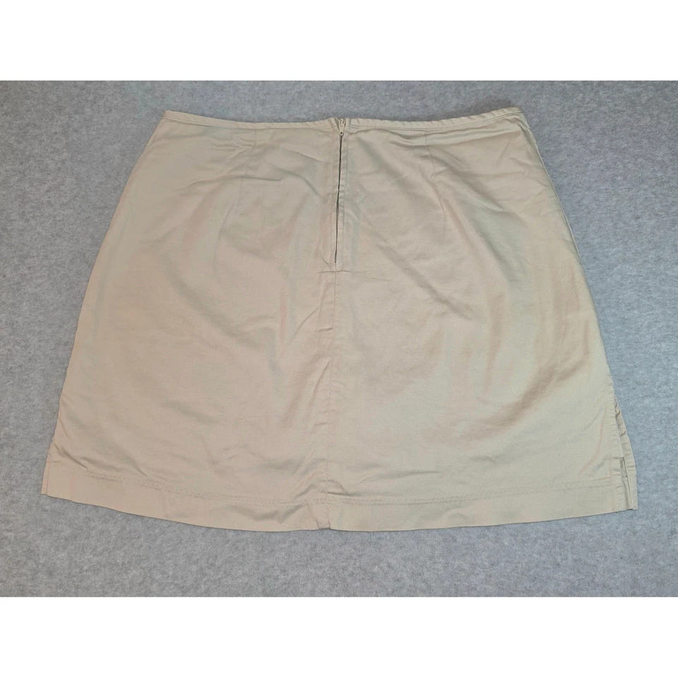 Vtg David Paul Skort Beige Golf Tennis Casual Activewear Women's Size 12 - Image 2 of 4