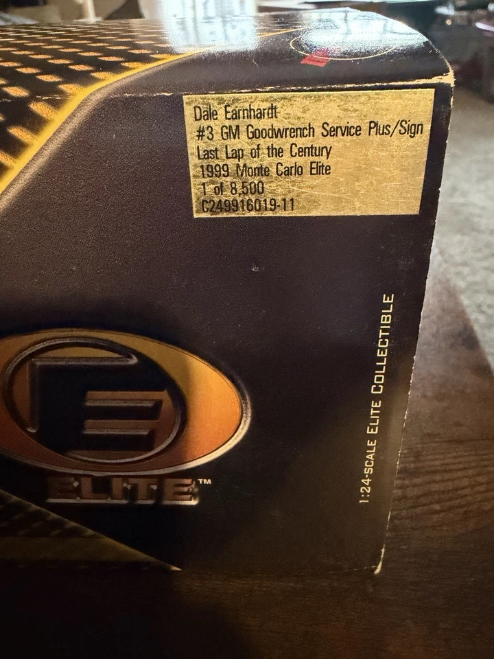 Dale Earnhardt #3 1999 Action RCCA Elite Last Lap of The Century GM Goodwrench - Image 2 of 4
