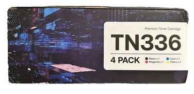 4 Pack Color TN336 Toner Compatible-Brother TN-336 HL-L8350CDW MFC-L8850CDW ++