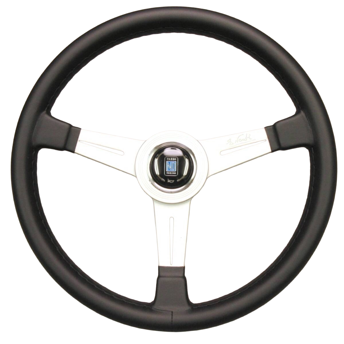 NARDI Classic Leather Steering Wheel 360mm Silver JDM Mazda MX5