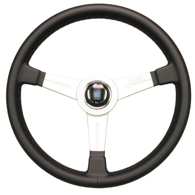 NARDI Classic Leather Steering Wheel 360mm Silver JDM Mazda MX5