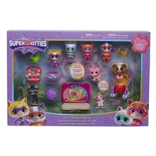 SU-PURR WILD DELUXE 15 FIGURE SET Super Kitties Lab Rat Cat Burglar WIlla DISNEY