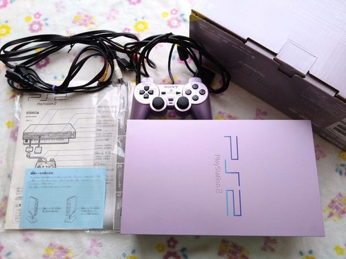 Sony PlayStation 2 Fat (PS2) 500GB - Pink Console + Games