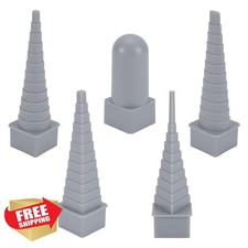 UNICRAFTALE Wire Wrapping Kit 5 Styles Plastic Mandrel Tool