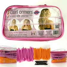 Curlformers Spiral Curlers For Extra Long Hair with Hooks Curly