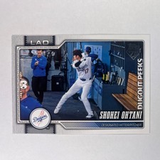 2026 Topps Series 1 Celebrations Shohei Ohtani Dugout Peeks SSP Dodgers