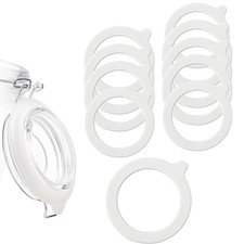 5PCS Replacement Rubber Gaskets for Glass Jars Airtight Rubber Seals Rings