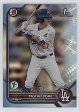 2022 Bowman Draft 1st Edition Sky Blue Foil Nick Biddison #BD-165 1u6