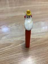 Vintage Long Chin Clown Pez Dispenser Red Hair Yellow Hat