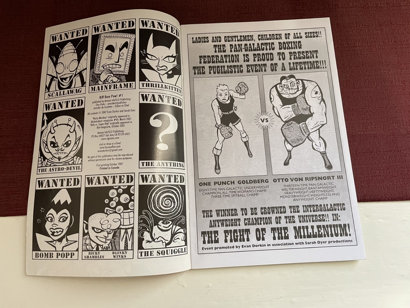 Biff Bam Pow! #1 2007 Amaze Ink SLG Publishing