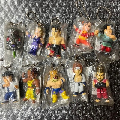 Namco Tekken 3 Keychain Set 10 Piece Cute Series Authentic Collectible