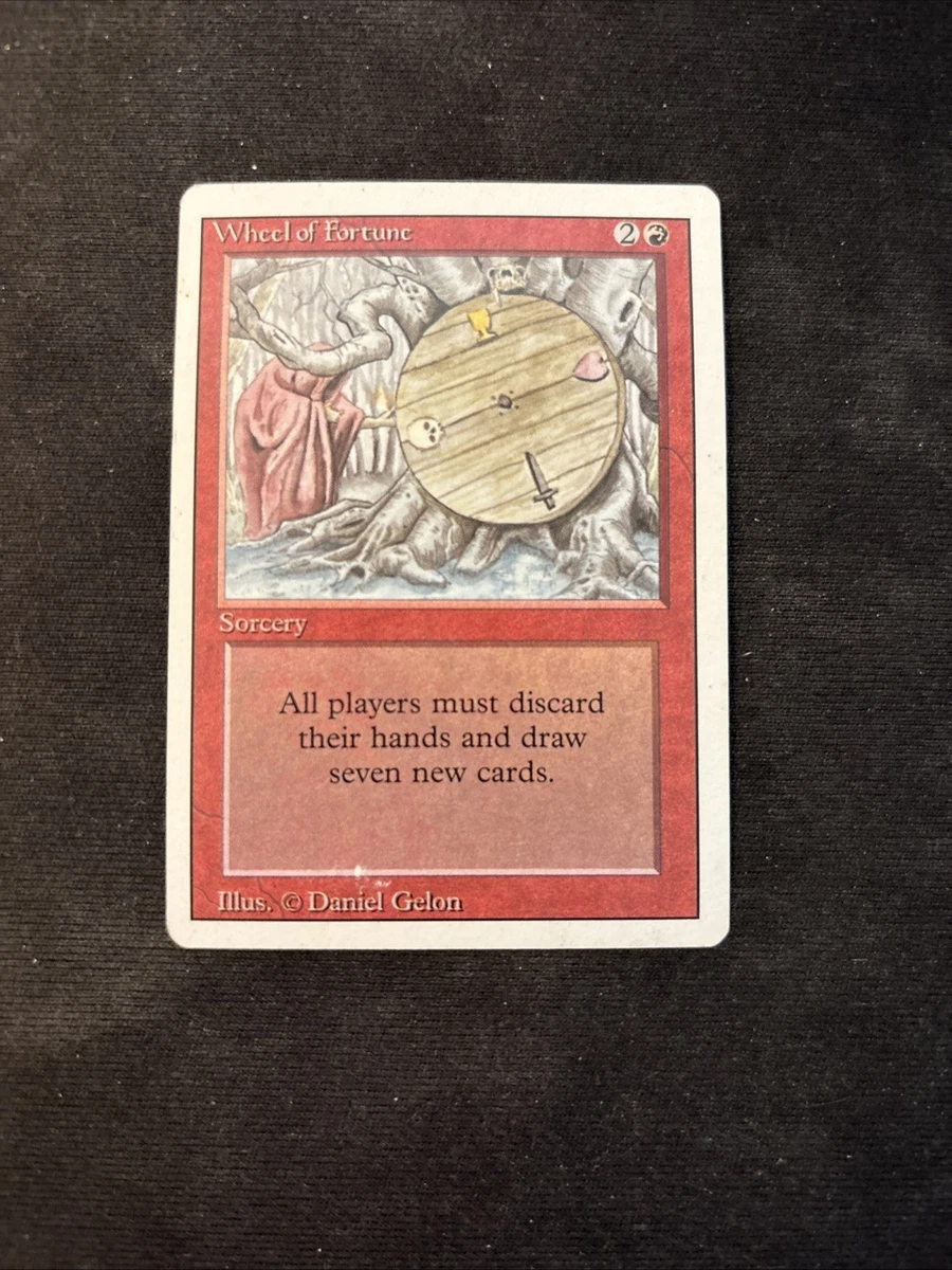 Wheel Of Fortune In Individual Magic: The Gathering Cards for sale