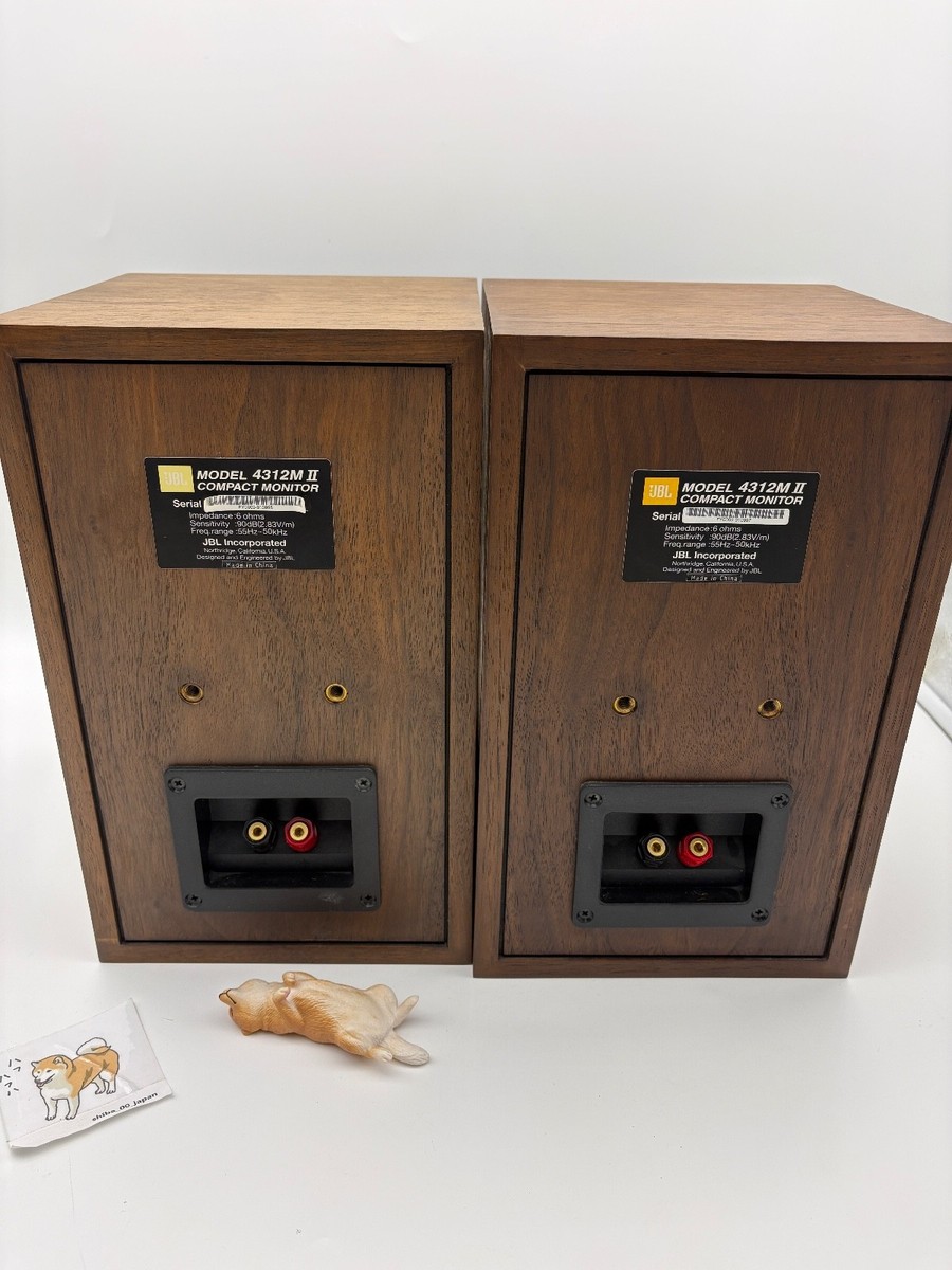 JBL 4312M2 MⅡCOMPACT MONITOR Speaker Pair Working Confirmed | eBay